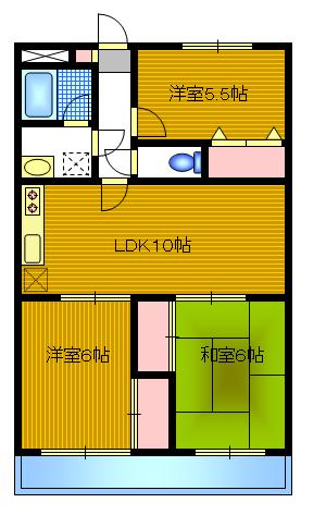 間取り図(反転)
